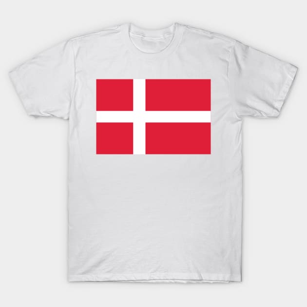 Denmark flag T-Shirt by designseventy